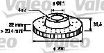 Valeo 186695 - JUEGO DE DISCOS BERLINGOC2,C3,C4 (X