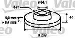 Valeo 186812 - JUEGO DE DISCOS MINI COOPER (X2)