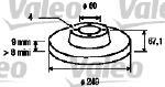 Valeo 186840 - JUEGO DE DISCOS CITROEN C4 (X2)