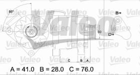 Valeo 436332 - ALTERNADOR INT. B.M.W. 'D'