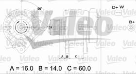 Valeo 436483 - ALTERNADOR INT. VW 'D'