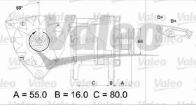 Valeo 436627 - ALTERNADOR INT. B.M.W. 'D'