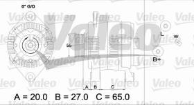 Valeo 436733 - ALTERNADOR INT. RENAULT 'D'