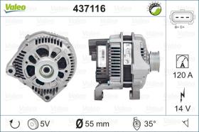 Valeo 437116 - ALTERNADOR INT. B.M.W. 'D'