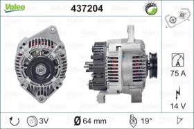 Valeo 437204 - ALTERNADOR INT. RENAULT 'D'