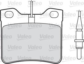 Valeo 598063 - J.PASTILLAS PEUGEOT 406, 605