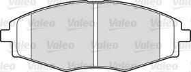 Valeo 598316 - J.PASTILLAS DAEWOO MATIZ 0.8S, SE