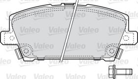 Valeo 598803 - SET 4 PASTILLAS FRENO CIVIC VIII