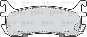 Valeo 598835 - SET 4 PASTILLAS FRENO MAZDA MX5