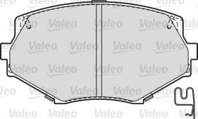 Valeo 598836 - SET 4 PASTILLAS FRENO MAZDA MX5