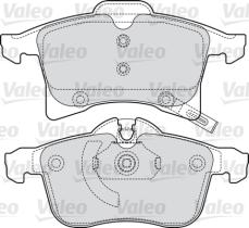 Valeo 598860 - SET 4 PASTILLAS FRENO OPEL