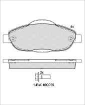 Icer Brakes 181851 - JGO.PASTILLAS