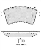 Icer Brakes 181854 - JGO.PASTILLAS