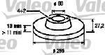 Valeo 186599 - JUEGO DE DISCOS PEUGEOT PARTNER (X2