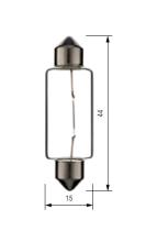 Bosma 500624 - LÁMPARA PLAFONIER SV8,5 15X44 6V 18W