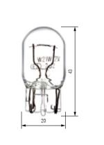 Bosma 501250AK - LÁMAPARA T20D 12V 21W AMBAR