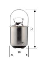 Bosma 502416D - LÁMPARA BA15D 24V 10W