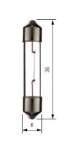 Bosma 502420 - LÁMPARA PLAFONIER SV7 24V 3W