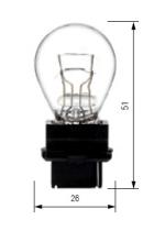 Bosma 503057A - LÁMPARA S25Q 12V  32/2W P27/7W AMBAR