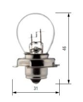 Bosma 510660 - LÁMPARA P26S 6V 15W