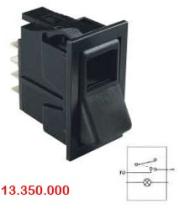 Cobo 13350000 - INTERRUPTOR  SIN  LENTE SERIE   350 - 450 OFF - ON 22X44