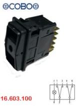 Cobo 16603100 - INTERRUPTOR SIN  PLACA SERIE   600 - 1400 OFF - ON  6 FASTON