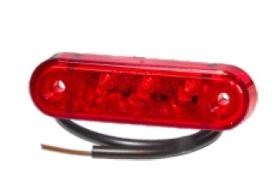 Aspock 40044002 - PILOTO POSCION LED ROJO 24V ASPOCK