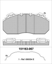 Icer Brakes 151163067 - JGO.PASTILLAS