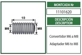 Montcada 11101620 - CONVERTIDOR DE M-6 A M-8