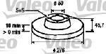 Valeo 186797 - JUEGO DE DISCOS ALFA ROMEO 147 (X2)