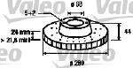 Valeo 197192 - JUEGO DE DISCOS RENAULT LAGUNA 3 (X