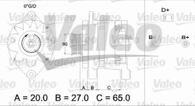 Valeo 746830 - CLASSIC ALTERNADOR RENAULT 'D'