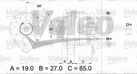 Valeo 746840 - CLASSIC ALTERNADOR RENAULT 'D'