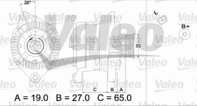 Valeo 746871 - CLASSIC ALTERNADOR RENAULT 'D'