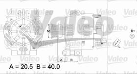 Valeo 746872 - CLASSIC ALTERNADOR RENAULT 'D'