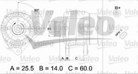 Valeo 746873 - CLASSSIC ALTERNADOR SEAT/SKODA/VW '
