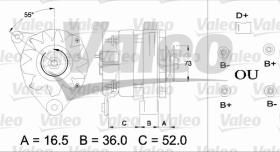Valeo 746875 - CLASSIC ALTERNADOR CITROEN/PEUGEOT