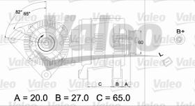 Valeo 746886 - CLASSIC ALTERNADOR RENAULT 'D'