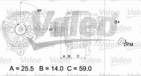 Valeo 746899 - CLASSIC ALTERNADOR AUDI/VW 'D'
