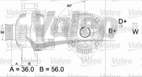 Valeo 746901 - CLASSIC ALTERNADOR MERCEDES 'D'