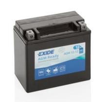 Tudor AGM1212 - BATERIA DE MOTO AGM READY 12V. 12AH. 150X90X145 MM. + IZQ.