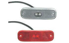 Rinder 71424 - LUZ DE POSICION ROJA 24V-0,5M REDON