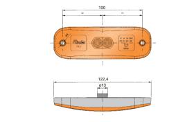 Rinder 71512 - PILOTO POSICION LATERAL LED 12V-0,5