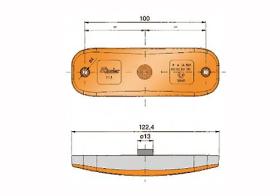 Rinder 71524 - PILOTO POSICION LATERAL LED 24V-0,5