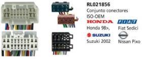 Redline RL021856 - CONJUNTO CONECTORES ISO-OEM HONDA 9