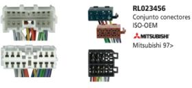 Redline RL023456 - CONJUNTO CONECTORES ISO-OEM MITSUBI