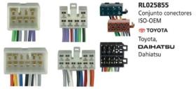 Redline RL025855 - CONJUNTO CONECTORES ISO-OEM TOYOTA,