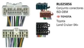 Redline RL025856 - CONJUNTO CONECTORES ISO-OEM TOYOTA