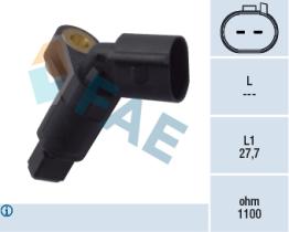 Fae 78008 - SENSOR VELOCIDAD RUEDA-ABS