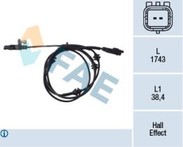 Fae 78032 - SENSOR VELOCIDAD RUEDA-ABS